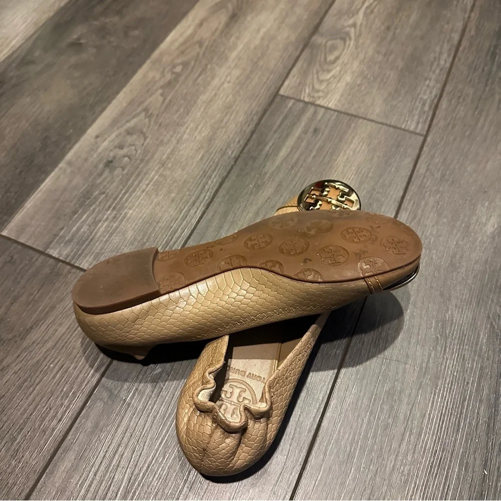 Tory Burch Tan Ballet Flats